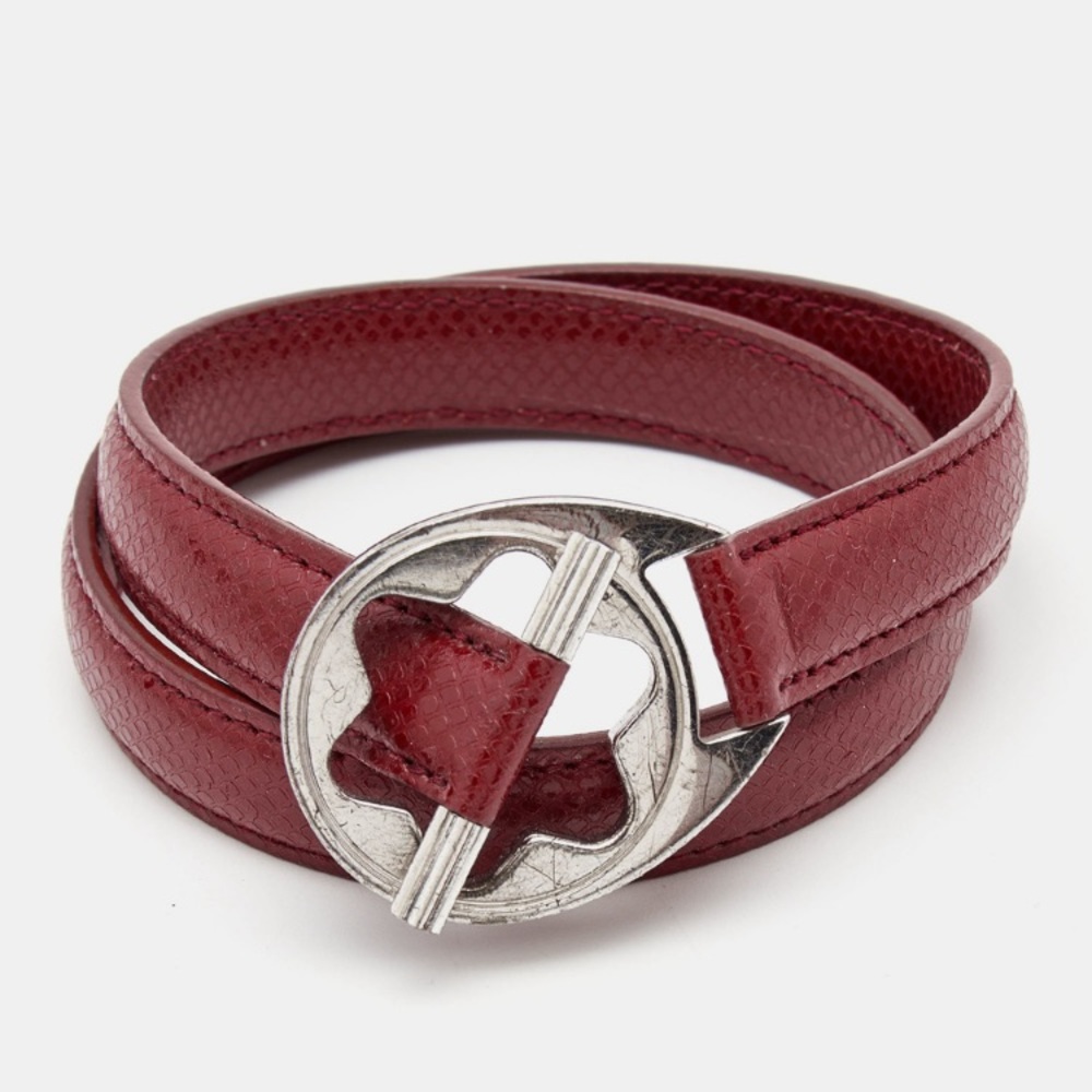 Genuine MONTBLANC Hold Me Tight Leather Bracelet